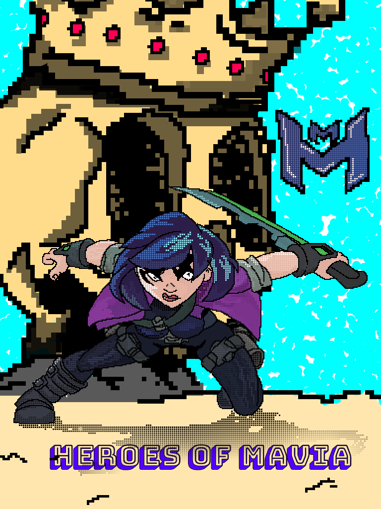 _Saiyonara's tweet image. Among all the Heroes of Mavia @MaviaGame she is my fave. 
I can see a very strong aura and simplicity to her. 

I hope you guys like this Pixel hero version of mine 🫶

@SkriceStudio @maviahunters #MaviaElite #MaviaHunters #NFT #NFTCommunity #NFTArts