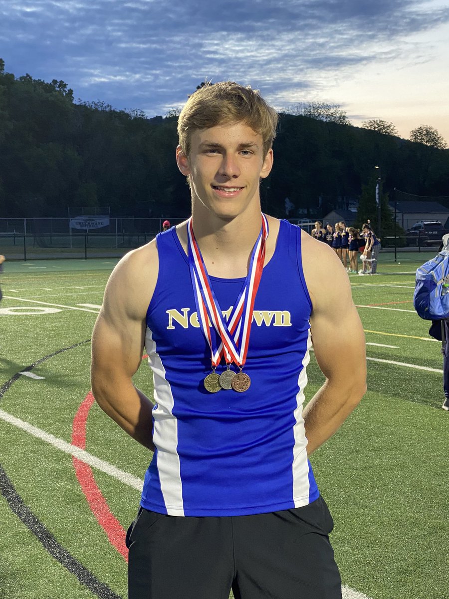 Newtown High School Boys Track and Field (@nhsindoortrack) on Twitter photo Congratulations to Caleb Smith for finishing 1st in the Javelin (145’5”), 2nd in the 100M (11.22), and 5th in the 200M (23.50). Amazing job today!! <a href="/nhsathletics/">NHS Athletics</a> Congratulations to Caleb Smith for finishing 1st in the Javelin (145’5”), 2nd in the 100M (11.22), and 5th in the 200M (23.50). Amazing job today!! <a href="/nhsathletics/">NHS Athletics</a>