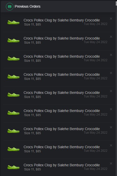 SneakerSight's tweet photo. Thank you @wrathsoftware @LiveProxies ❤️ https://t.co/uYkGY67RiM