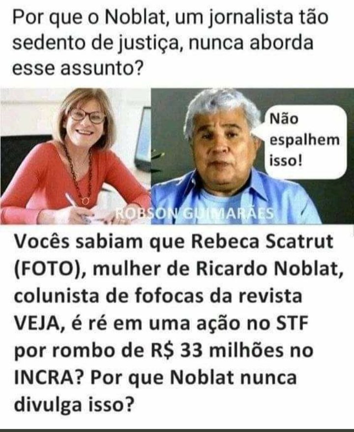 Moraes34050820's tweet photo. @GugaNoblat Verdade. Se houvesse julgamento talvez houvesse condenação https://t.co/BoDroeybMh