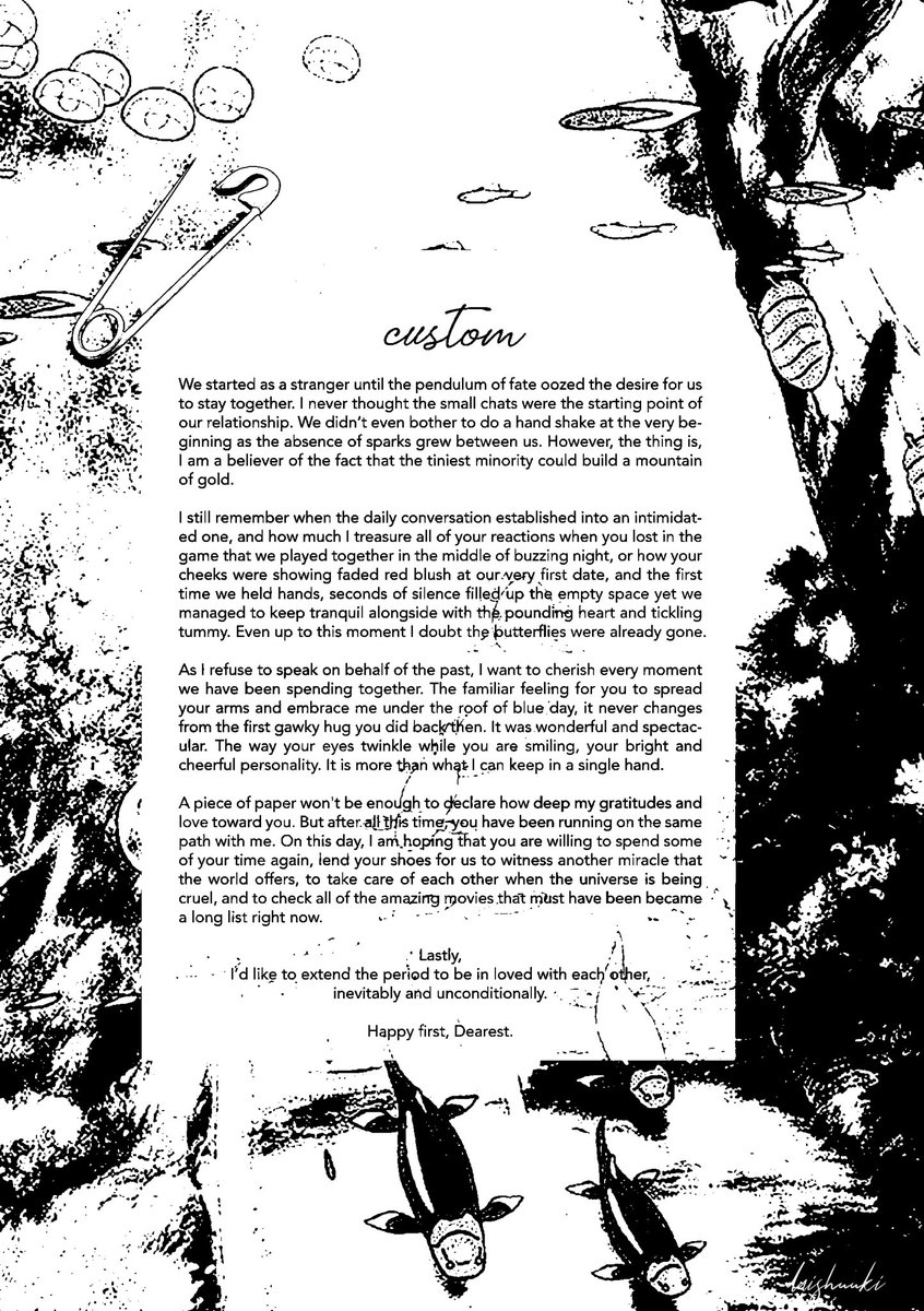 HELP RT.

Halo! 👋 Hari ini wording commission aku open jam 13.00 WIB dan akan close setelah order yang masuk dirasa cukup. Setelah itu aku bakal libur panjang sampai minggu depan. Katalog dan TNC lebih lengkap bisa klik pinned! 🫧🤍

#zonauang #zonaba