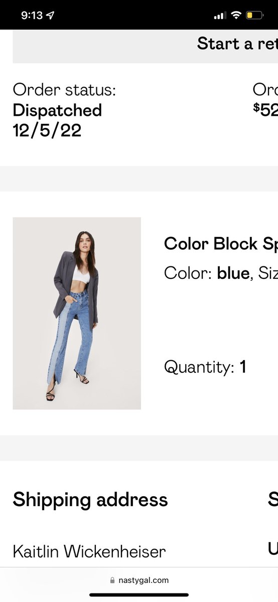 kwickay's tweet photo. @NastyGal @NastyGalHelp what I ordered….versus what I got. Someone please explain themselves bc these are two very different items… #nastygalclothing #incorrecr https://t.co/feZ0a8P4fr