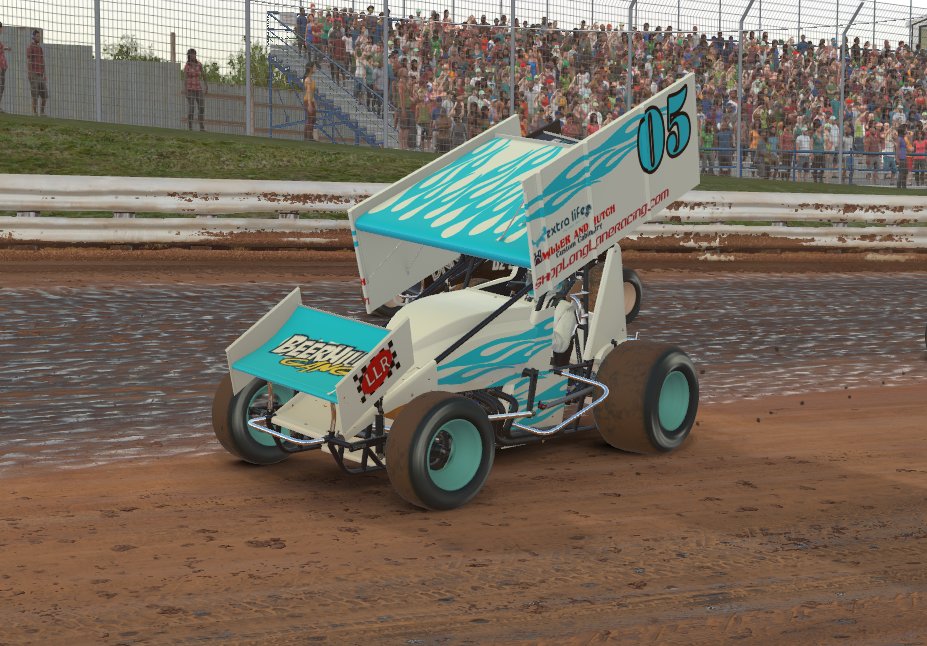LLR0519's tweet image. Whether you know him as the Silver Spoon Kid or Casey the Self Filler Miller, he is your 3 time @PretendRacing sprint car champ.