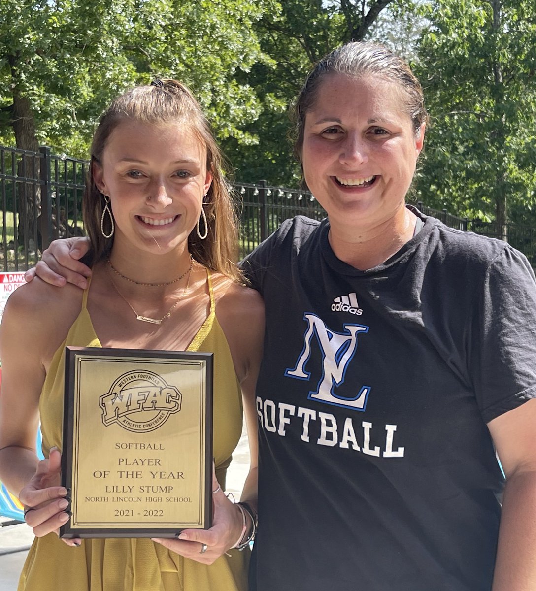 Congrats to <a href="/lillystump3/">lilly stump</a> for earning Conference Player of the year and Coach Tapp for being selected as Coach of the Year in the Western Foothills Athletic Conference.#totalteameffort #knights <a href="/NlhsSports/">NLHSSportsBoosters</a>