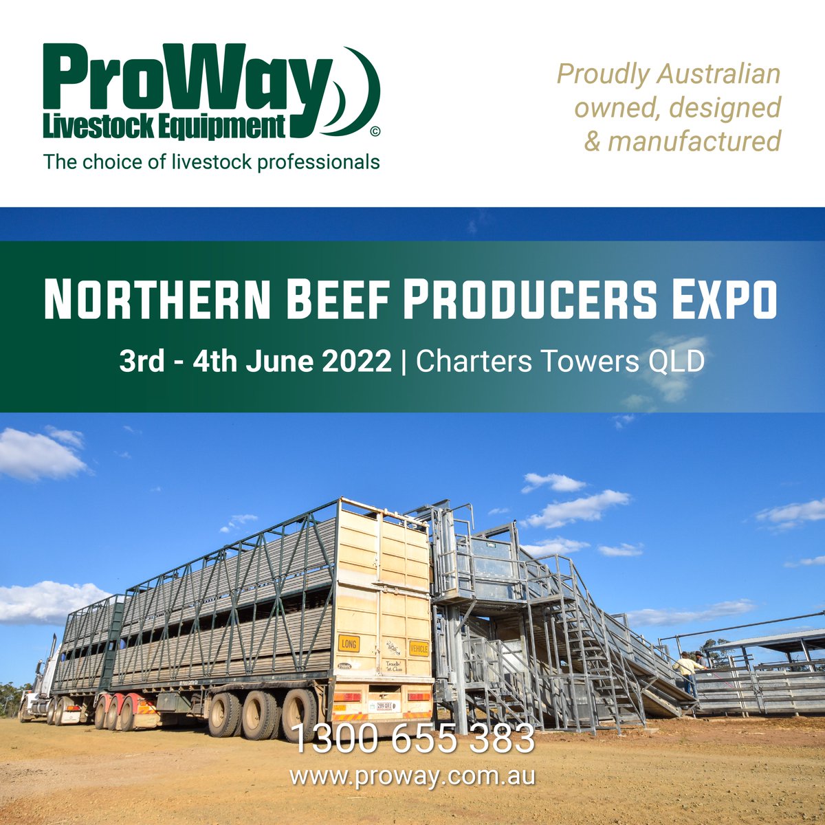 ProWay2000's tweet image. We&apos;re excited to be leaving the Wagga winter behind to get stuck into a number of key QLD Field Days in June ☀️

First up: Northern Beef Producers Expo | Charters Towers 3-4 June

We&apos;ll see you there! 🐂🤠

More info: nbpe.com.au