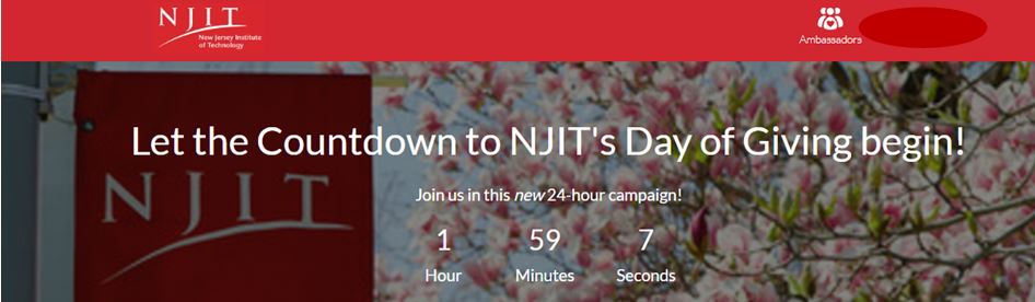 Highlanders, in just under two hours we will be live with our annual #NJITDayofGiving! Offer your support, and if we reach 1,500 gifts - we will unlock $250,000 in matching funds from the Alumni Association of NJIT! Visit njitdayofgiving.njit.edu to make a secure online donation.