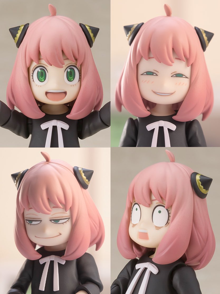 anya forger figure from the S.H. figuarts series