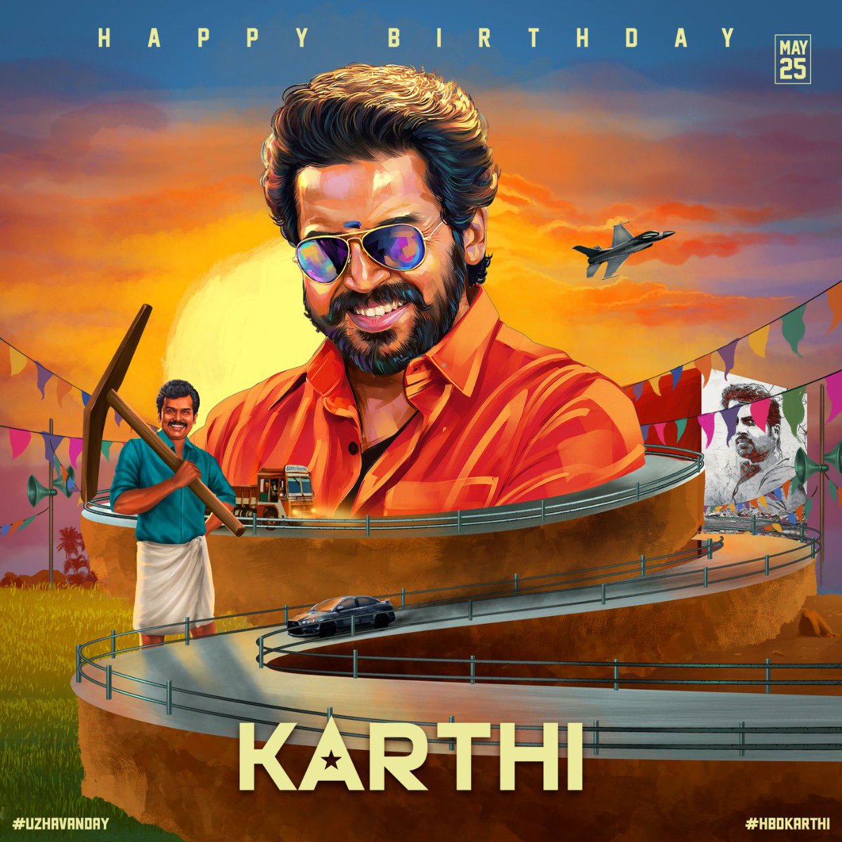 Akhilamohan2000's tweet photo. #HappyBirthdayKarthi ❤️

@Karthi_Offl @Suriya_offl @AKSFWA1 @AKKFWA1 @venkatvnt
@sarathlal428

#Suriya #Karthi #Sardar https://t.co/7Jb5yEsVUy