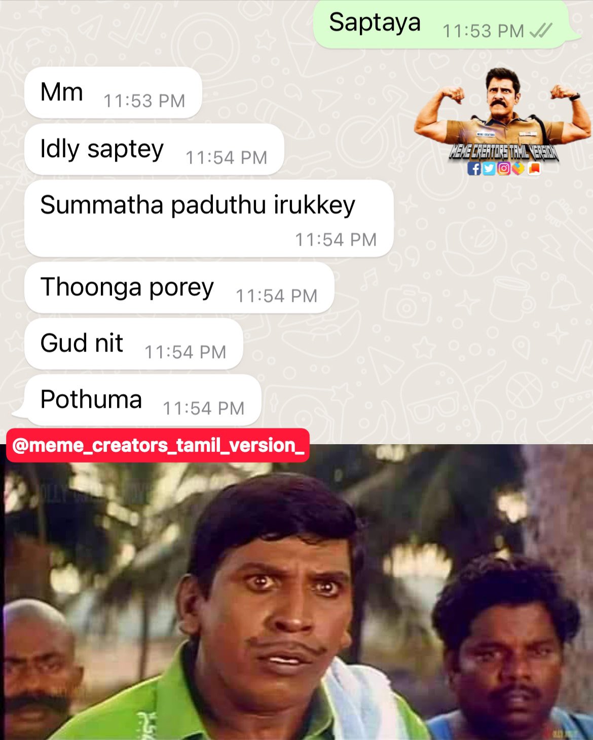 Meme creators tamil version on Twitter: 