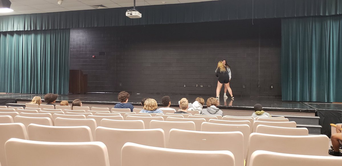 CSTWildcatsMS's tweet photo. Stage fighting is an art... theater 2 learn the art of stage fighting...the kids loved it! #cstfinishline https://t.co/xDzlFdVaVF