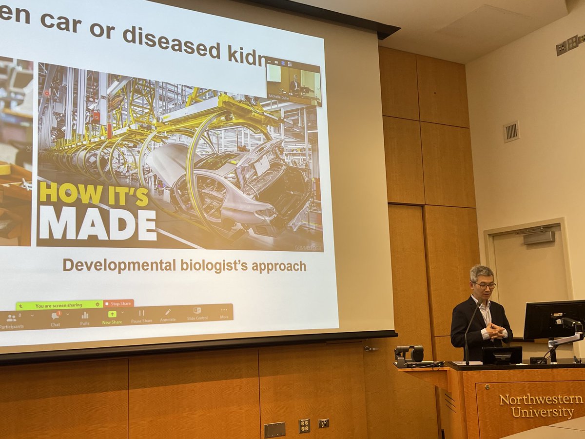 SusanQuaggin's tweet image. Awesome seminar on 🧬 networks and regulation of #kidneydevelopment by ⁦@JooSeopPark⁩ ⁦@NU_Nephrology⁩!!