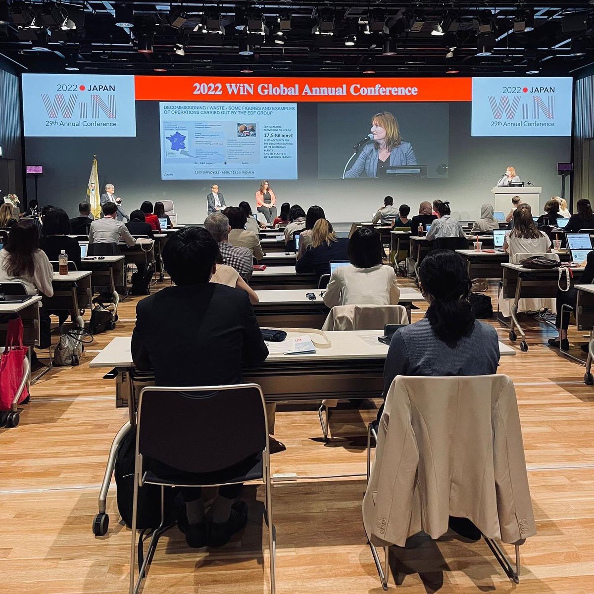 Today is day 2️⃣ of the #WiNConference2022 and we continue with the exciting #panelsessions 

Earlier today we had the session Information and Communications Technology Innovations in Decommissioning ⚛️🙌🏽 were we hear about exciting technologies and their applications in the field