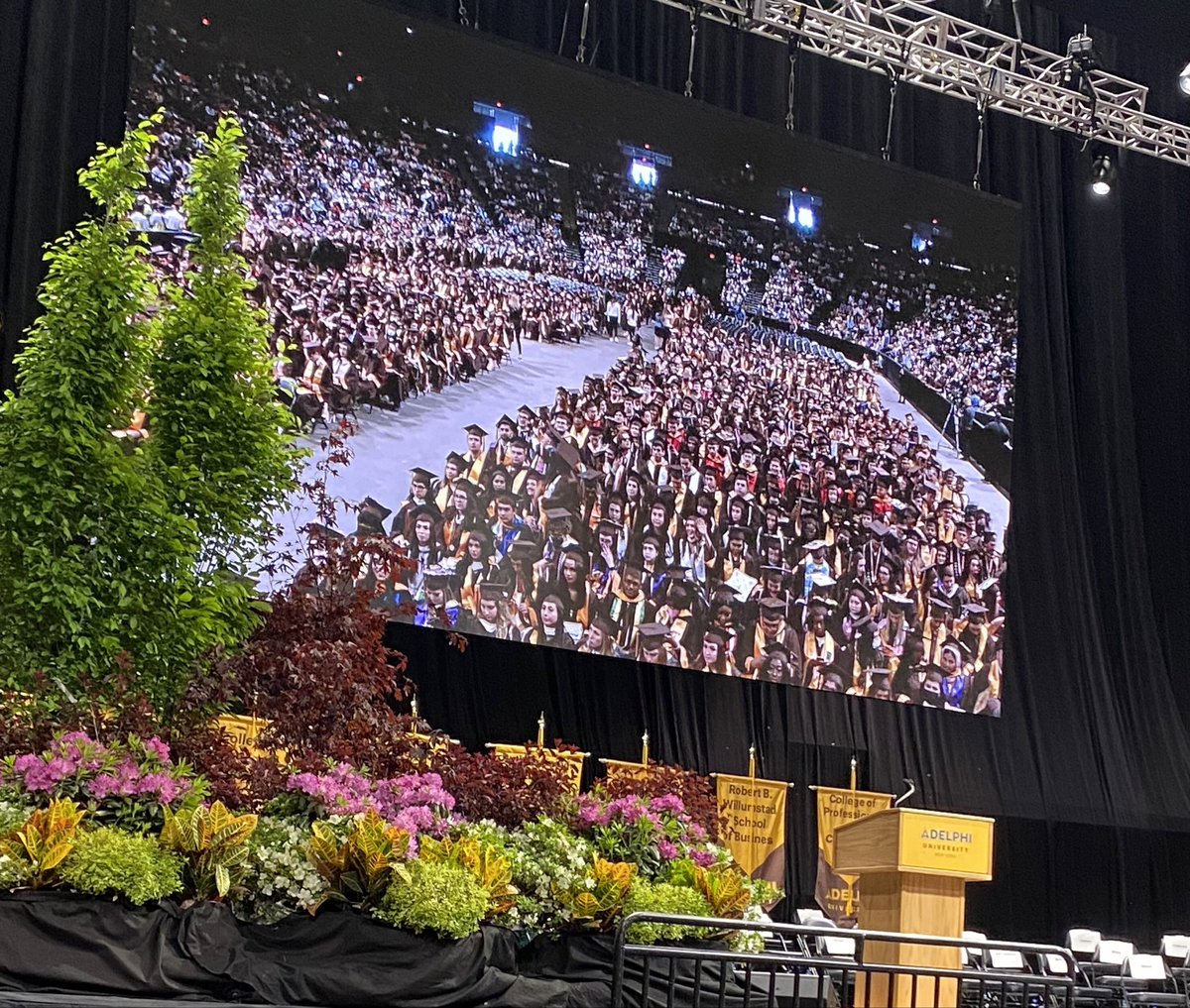 So honored to receive an Honorary Doctorate and deliver the Commencement Address <a href="/AdelphiU/">Adelphi University</a> for an audience of 15,000! Great day-
