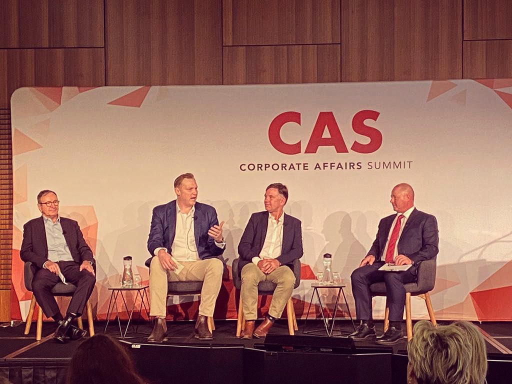 ScottMacKillop's tweet photo. At a time when #ESG credibility is everything, it was great to be a part of the conversation at the Corporate Affairs Summit, sharing perspectives on leveraging data-driven content and comms to build relationships and reputation with customers and stakeholders. #cas22 https://t.co/g5AhhZ7fnk