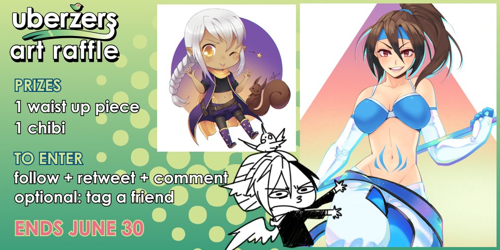 🌸CHIBI + WAIST UP ART RAFFLE 🌸

There's no milestone approaching, I wanted to do an art raffle for simply existing/surviving. 

PRIZE
🥇 Waist Up Illustration
🥈 Chibi Illustration

ENTER
🌸Follow, RT, Comment
💖Optional: Tag a friend

ENDS JUNE 30
