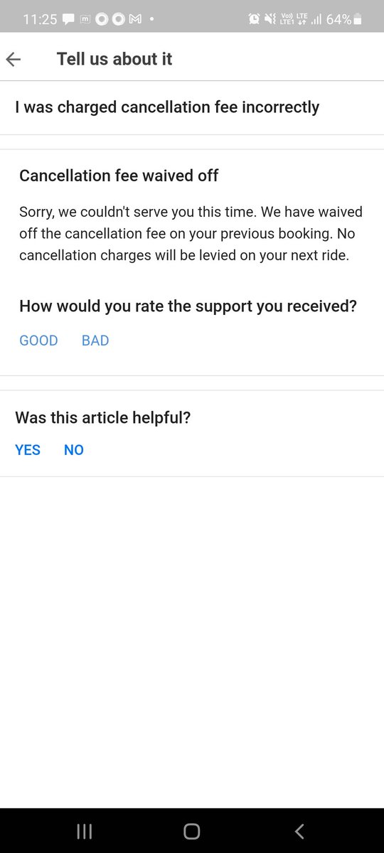 Uditprasad13's tweet photo. @Olacabs @Ola_Kolkata  Worst service by ola.First they book multiple cab at same time,then charge cancellation fee.Once I raise a request they waive off the amount. Then they charge in my next ride as well. And now they say you have exceeded the limit of refund without refunding. https://t.co/UIdGBo4qYk