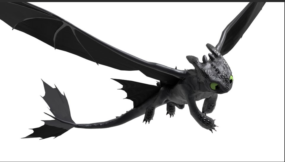 Spending my Summer Vacation making a toothless model ☺️ He big WIP #HTTYD