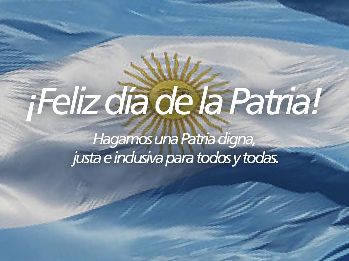 Feliz día de la patria les desea el Club Social y Deportivo Villa Vagon. Que la pasen de primera.