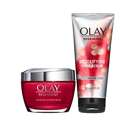 SalmaUmme18's tweet image. amzn.to/3wP39bfFace Wash by Olay Regenerist Advanced Anti-Aging Pore Scrub Cleanser (5.0 Oz) and Micro-Sculpting Face Moisturizer Cream (1.7 Oz) Skin Care Duo Pack, Mothers Day Gifts Set
Price: $24.98 ($24.98 / Count). #aging #AgingReversal #beauty #women  #MotherDaughter