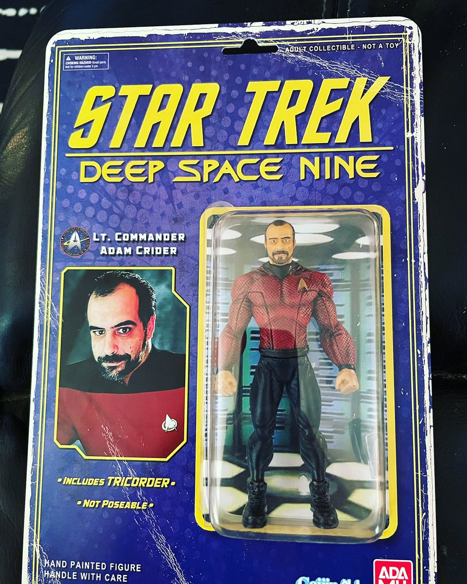 My wife got me a custom Star Trek figure of myself for our anniversary, the story behind it and the people connected to making it make it so cool. Something I’ll cherish forever. <a href="/StarTrek/">Star Trek</a>