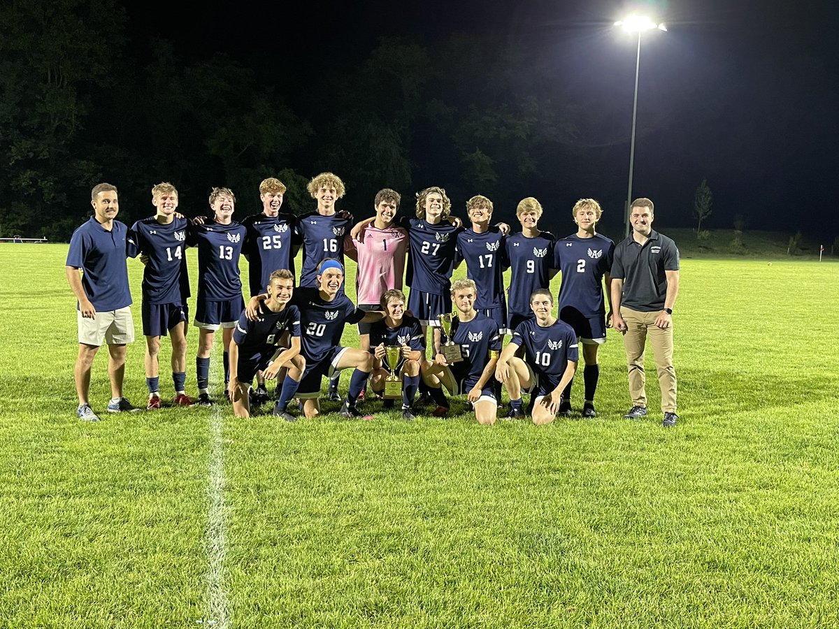 abingdonsoccer's tweet photo. Boys win 9-1 over Central. Regular season and tournament district champions! Host William Byrd Thursday. https://t.co/uuGzBn3Vue