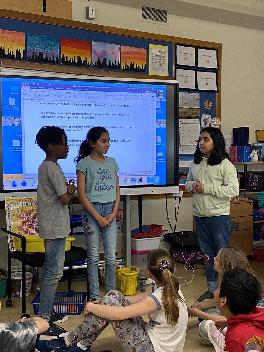 My students are eager to share the scripts they have written teaching strategies kids can use to manage stressful situations. We look forward to creating videos to share with our grade 2 buddies. ❤️<a href="/BelParkCBE/">Bel-Park School CBE</a>