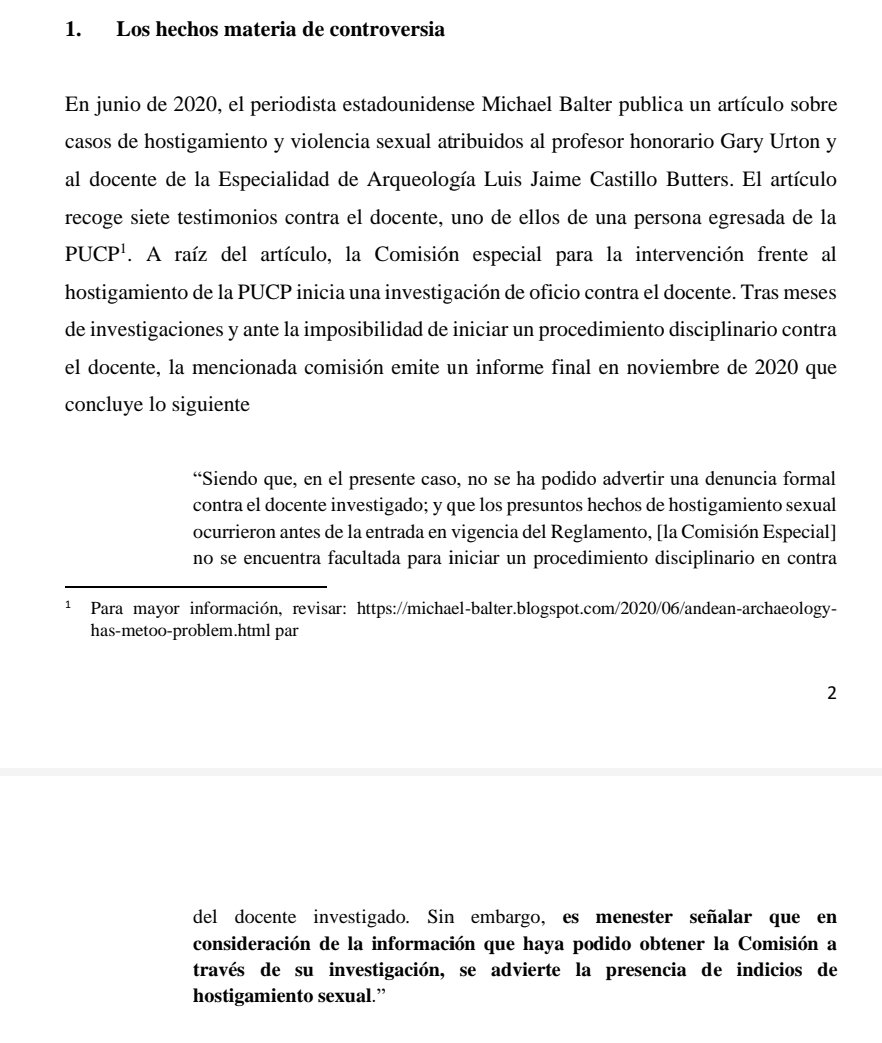 7 profesoras principales de la PUCP presentan amicus curiae por situación de acoso sexual que demuestran serios indicios de hostigamiento sexual. La jueza que ha condenado a Marcela Poirier por difamación debió tenerlo en cuenta.