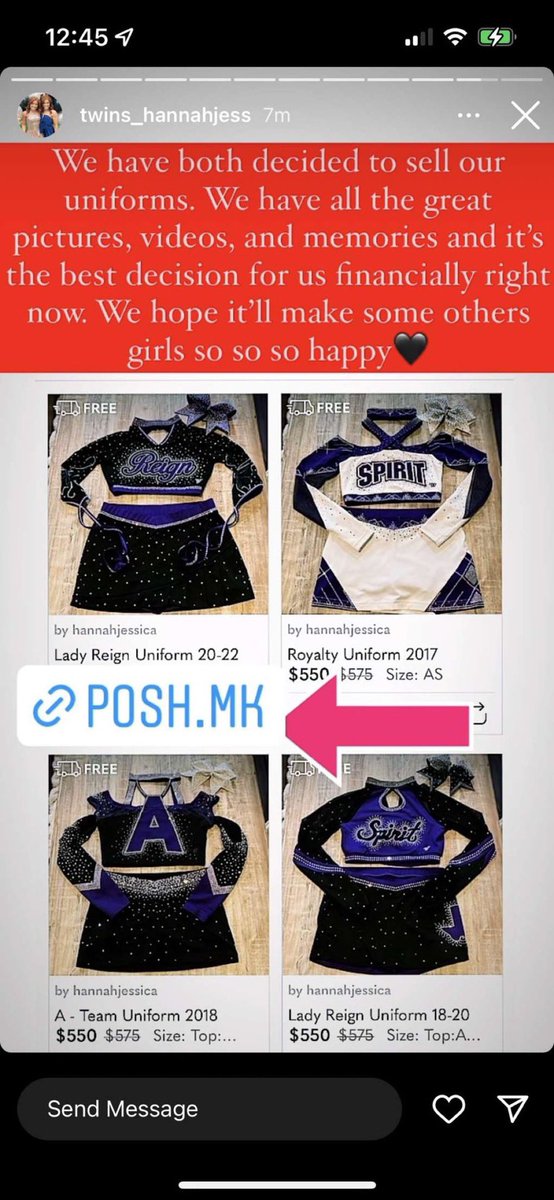 steelsection's tweet photo. 5/6/22: sot twins (hannah &amp; jess gerlacher) made a dramatic exit from lady reign &amp; their coaching jobs at sot which included teammates coming forward about their toxic behavior &amp; the highly controversial sale of their uniform that included a tribute to their late teammate, brooke https://t.co/fPkVWnNEqN
