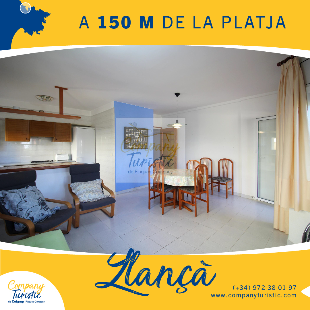 🏖 Estàs pensant en les vacances d'estiu? Vine uns dies a Llançà!

👀 Apartament a 150 metres de la platja, en una zona residencial molt tranquil·la amb:
👥 Capacitat per a 6 persones
🛌 3 habitacions 🚽 2 banys
🛋 Cuina-menjador
💰 460 €/setmana

📲 ja.cat/mLRz7