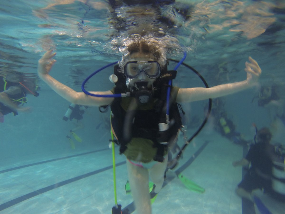 BCSPrep's tweet photo. Just keep swimming!π€Ώπ«§ #Year5 and #Year6 had an amazing underwater experience learning to scuba dive with #PooleDiving at our #BCSPrep swimming pool π What a fantastic opportunity! πββοΈπ @PADI #educationwithcharacter #achievetheextraordinary #independenteducation https://t.co/KLE4FLdo0P