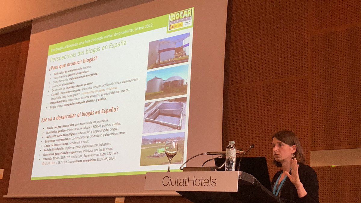 cresidusvo's tweet photo. #RaquelIglesias del Centre Investigacions Energètiques Mediambientals i Tecnologiques (CIEMAT) ens introdueix en les perspectives del biogàs a Espanya: perquè produir biogàs i com es desenvoluparà a Espanya  #jornadaBioVO @cresidusvo @consorcibesos https://t.co/qYJrmS4RUR