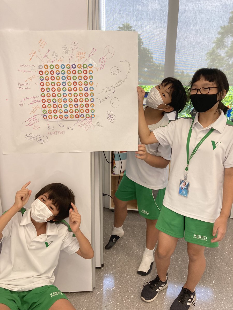 KatieSadaphal's tweet photo. Thanks @MathforLove for refreshing my math class with a fun number talk. Learners generated so many ❓, 💡 , and 🔗🤩 #math #FunMath #versoschool https://t.co/Hya6Anh1cV