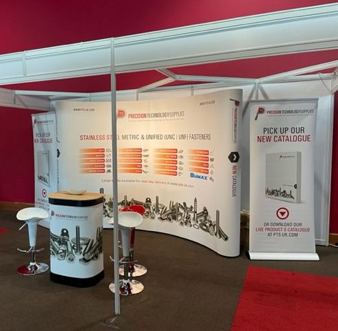 PTSstainless's tweet photo. We're all ready today at @TorqueExpo, come visit us at stand A28 and say hello to our team!

#torqueexpo #Fasteners https://t.co/FXIOvDpYG7