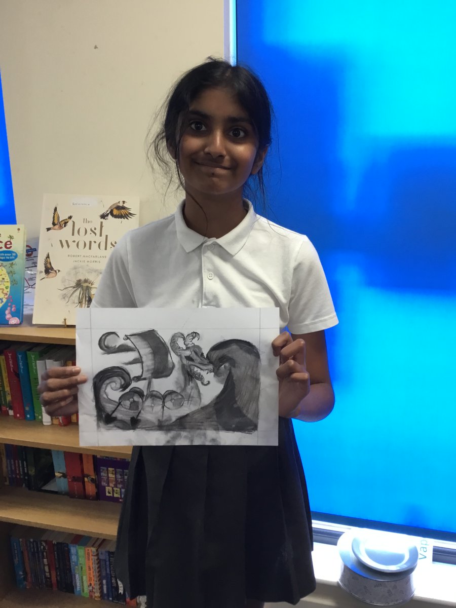 Opal Class have been learning how to use charcoal. Here’s an amazing Viking Longship by Anandita! Well done Anandita! This is amazing!! #edithcavell #edithcavellprimaryschool #ecps #opal #vikings #longship #vikinglongship #charcoal #art