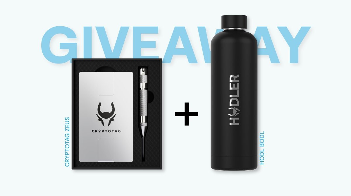 Sjuul | AltCryptoGems (@altcryptogems) on Twitter photo 🔥 GIVEAWAY🔥
Win $100 in #BNB, a Titanium Cryptotag & a sick black HODL bottle! I use the Cryptotag to store my seed phrase!🔐
📌To enter:
• Follow me & <a href="/CRYPTO_TAG/">CRYPTOTAG | Seed Phrase Storage</a>
• Retweet this post
📅Winner will be announced on Monday 30th of May! 📅
More info:
Cryptotag.io 🔥 GIVEAWAY🔥
Win $100 in #BNB, a Titanium Cryptotag & a sick black HODL bottle! I use the Cryptotag to store my seed phrase!🔐
📌To enter:
• Follow me & <a href="/CRYPTO_TAG/">CRYPTOTAG | Seed Phrase Storage</a>
• Retweet this post
📅Winner will be announced on Monday 30th of May! 📅
More info:
Cryptotag.io