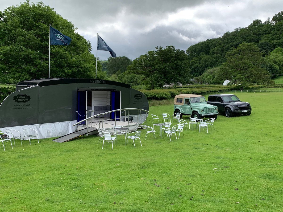 Set up and ready for the teams <a href="/TyGobaith/">Ty Gobaith</a> Hospice Shoot <a href="/welshfood/">Welsh Food</a> Bodnant.

Looking forward to a great day clay shooting and raising money for this amazing Children’s Hospice.
