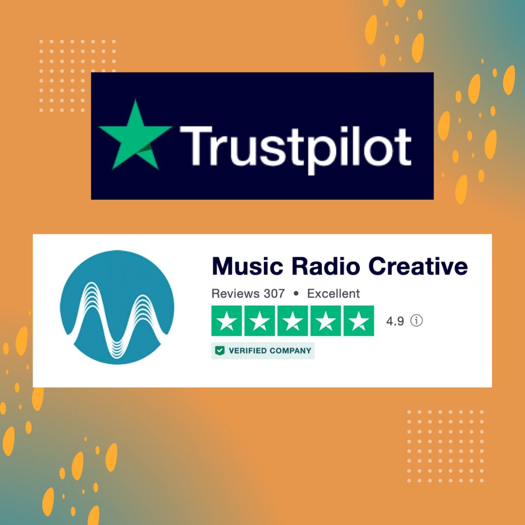 musicrcreative's tweet photo. ๐๏ธ Rated: EXCELLENT ๐ซ on Trustpilot by our clients. Thank you for your reviews as they bring meaning to our work here at #MRC. If you need a #voiceover, #editing, #jingles - keep us in mind #audiopros #toprated https://t.co/OQjzv3aM5K https://t.co/oEIA9ndi0c