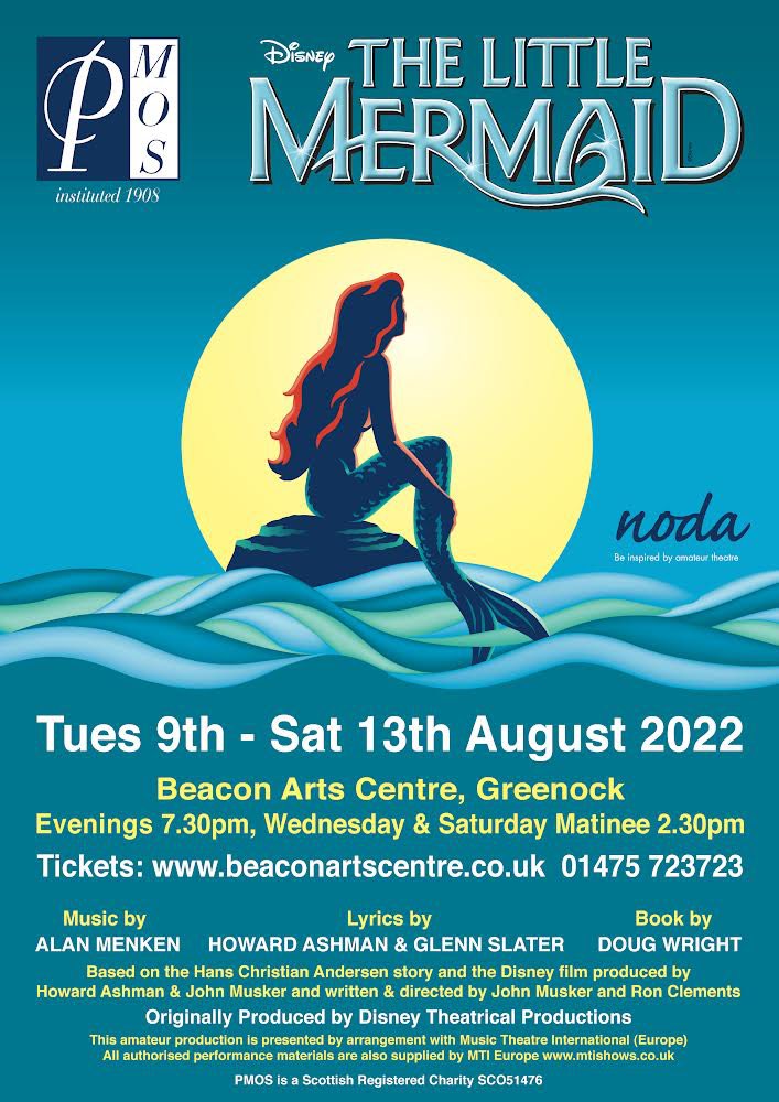 Tickets on sale NOW! #LinkInBio #pmospresentsthelittlemermaid #pmos #thelittlemermaid