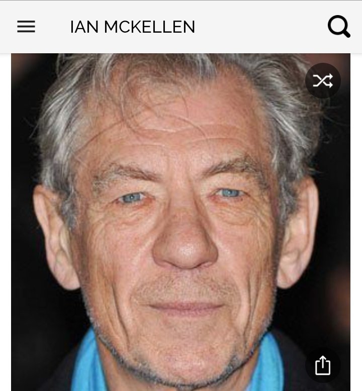 Happy birthday to this great actor. Happy birthday to Ian McKellen 