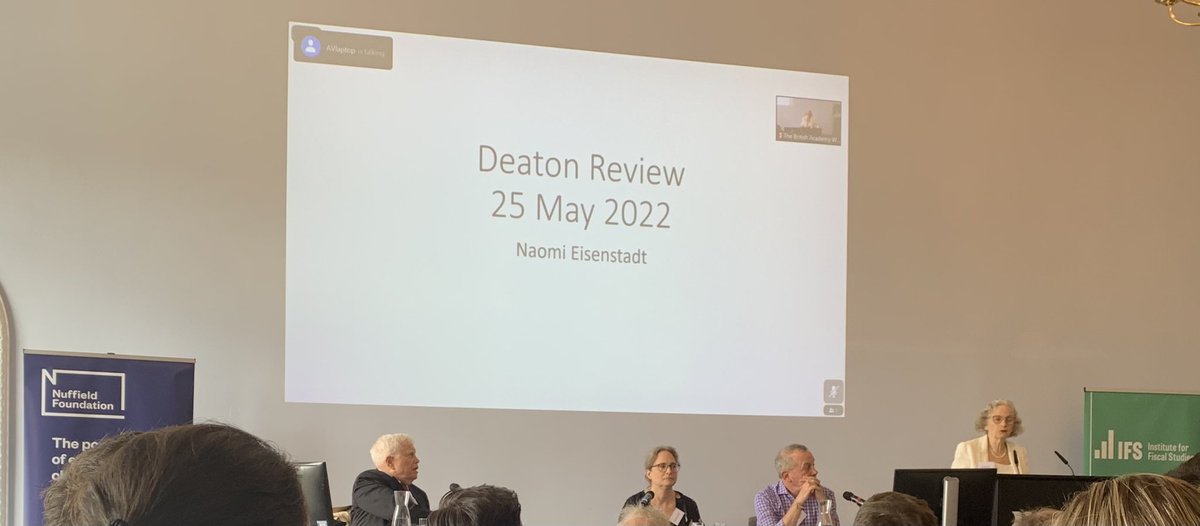 Deaton Review on Inequality, Day 2. Focus on the importance of early years.