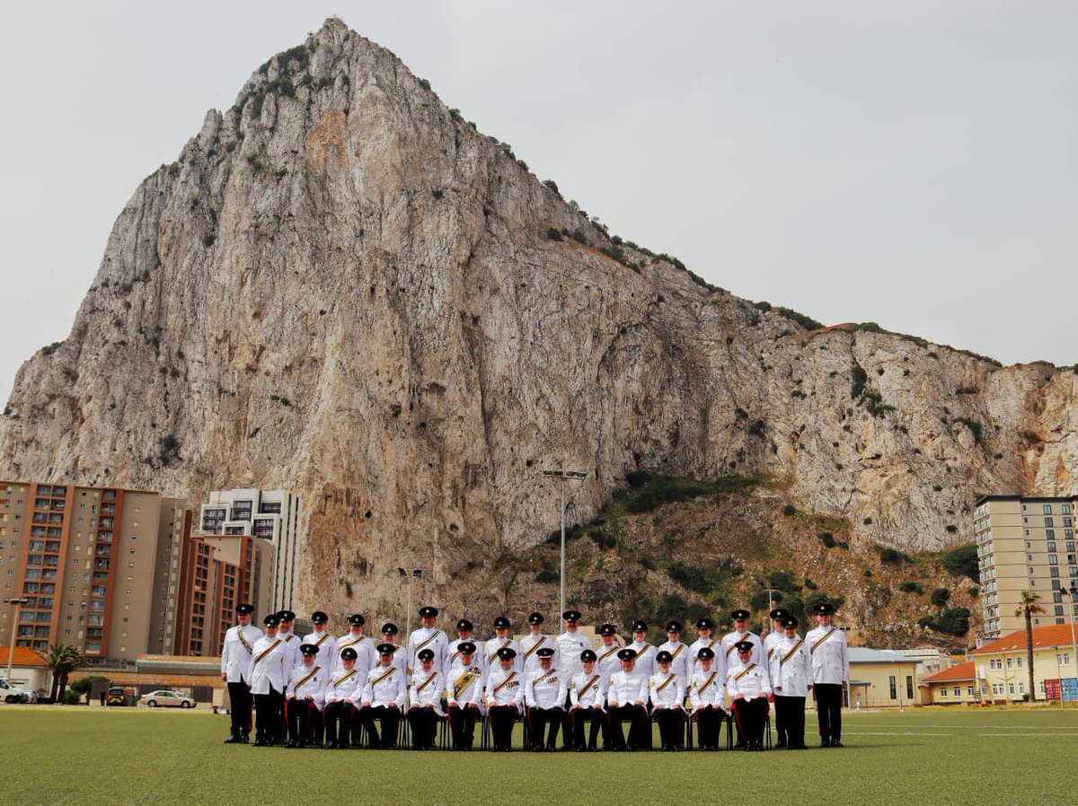 The Nottinghamshire Band of the Royal Engineers joined the parade in Gibraltar to celebrate 250 years of the Corps of Royal Engineers and 50 years since the Corps was granted the Freedom of the City 🎺🎷🎶