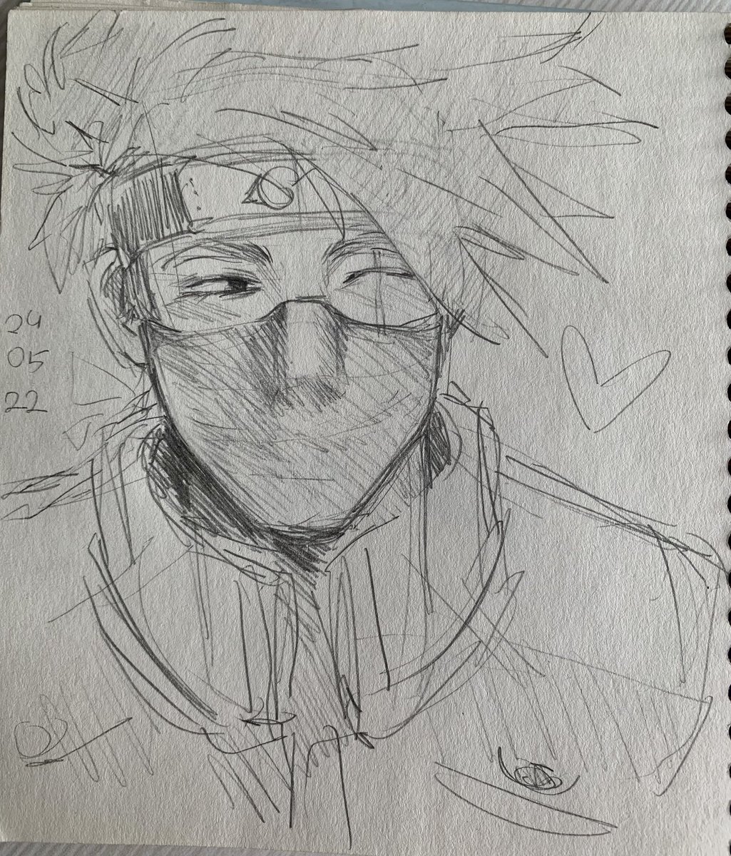chikibry's tweet photo. Кстати, у меня вчера был день рождения (*´▽`*)
#kakashi #sketch https://t.co/cdfkpmFO6m