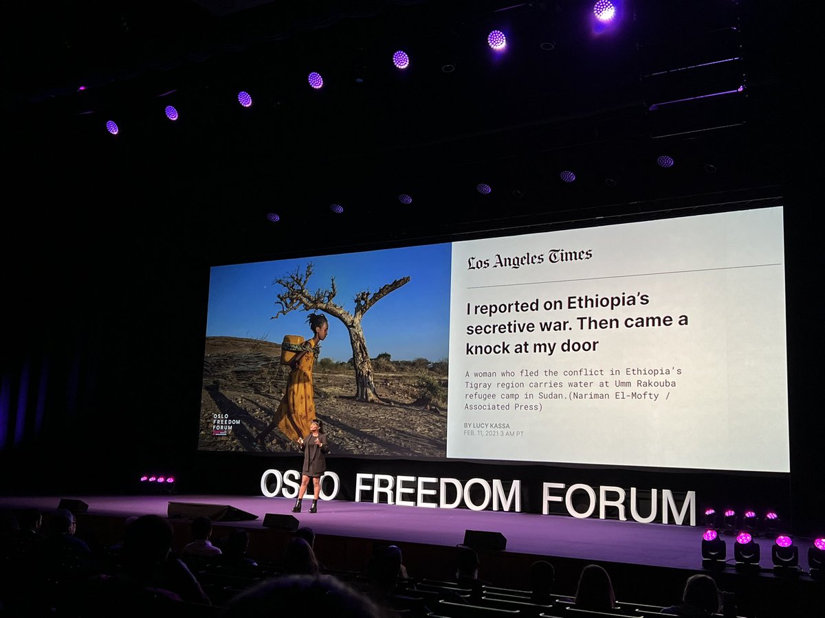 Speechless after a devastating talk by the fearless Lucy Kassa (@berhe_lucy) on unspeakable war crimes committed by the Ethiopian and Eritrean regimes in the Tigray region.

No one wants you to know about this war, which is why you should try to learn what’s happening there.
