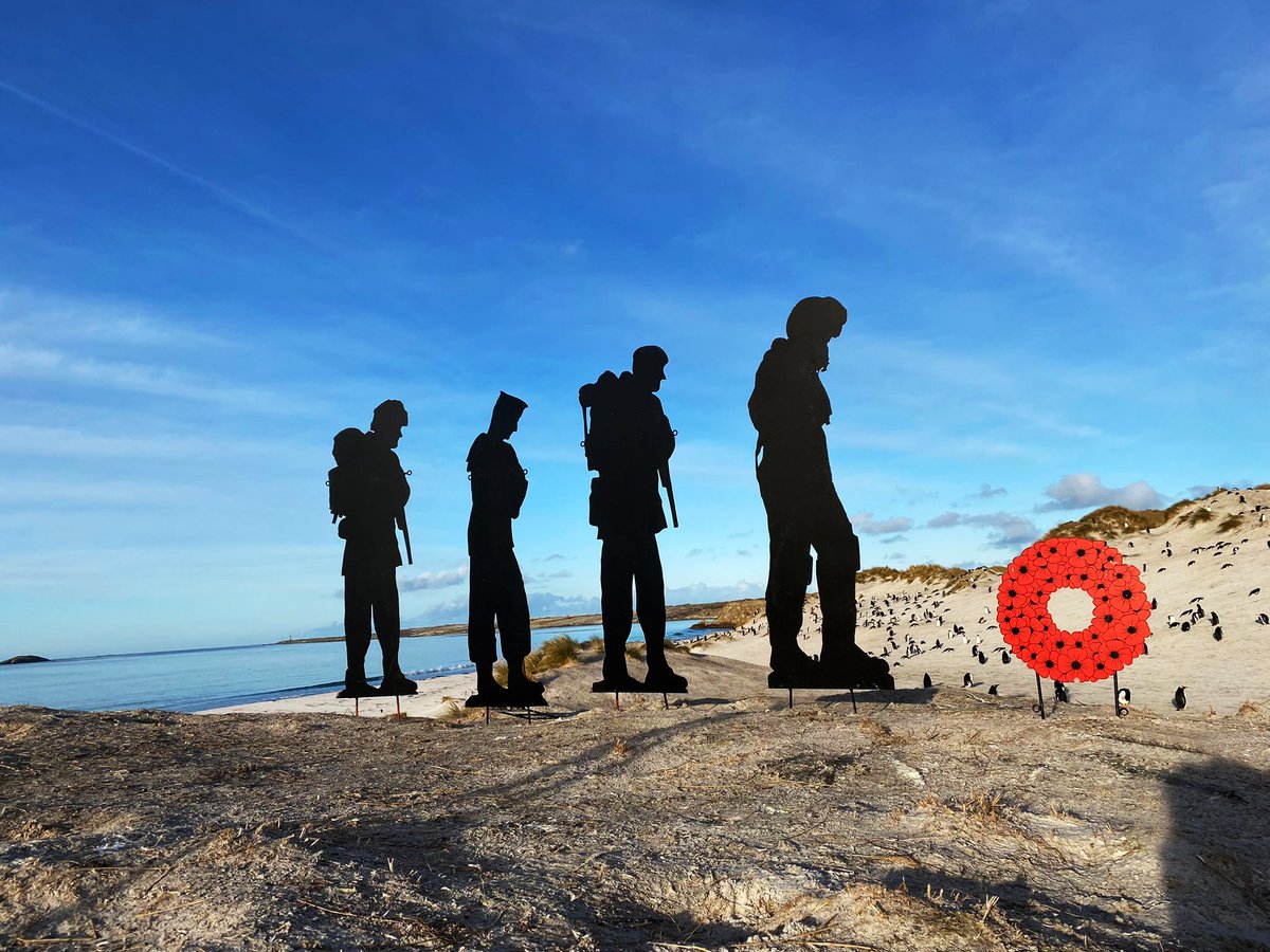 Standing With Giants (@standingwgiants) on Twitter photo Finally reached the #FalklandIslands for our #Falklands40 installation. Huge thank you to all who have made this possible 🥰
<a href="/PoppyLegion/">Royal British Legion</a> <a href="/RoyalNavy/">Royal Navy</a> <a href="/BritishArmy/">British Army 🇬🇧</a> <a href="/RoyalAirForce/">Royal Air Force</a> <a href="/BBCOxford/">BBC Oxfordshire</a> @OxonMuseum <a href="/OxfordCity/">Oxford City Council</a> #LestWeForget <a href="/BFBSRadioHQ/">BFBS Radio</a> <a href="/BFSouthAtlantic/">BFSAI</a> <a href="/FalklandsGov/">Falkland Islands Gov</a> Finally reached the #FalklandIslands for our #Falklands40 installation. Huge thank you to all who have made this possible 🥰
<a href="/PoppyLegion/">Royal British Legion</a> <a href="/RoyalNavy/">Royal Navy</a> <a href="/BritishArmy/">British Army 🇬🇧</a> <a href="/RoyalAirForce/">Royal Air Force</a> <a href="/BBCOxford/">BBC Oxfordshire</a> @OxonMuseum <a href="/OxfordCity/">Oxford City Council</a> #LestWeForget <a href="/BFBSRadioHQ/">BFBS Radio</a> <a href="/BFSouthAtlantic/">BFSAI</a> <a href="/FalklandsGov/">Falkland Islands Gov</a>
