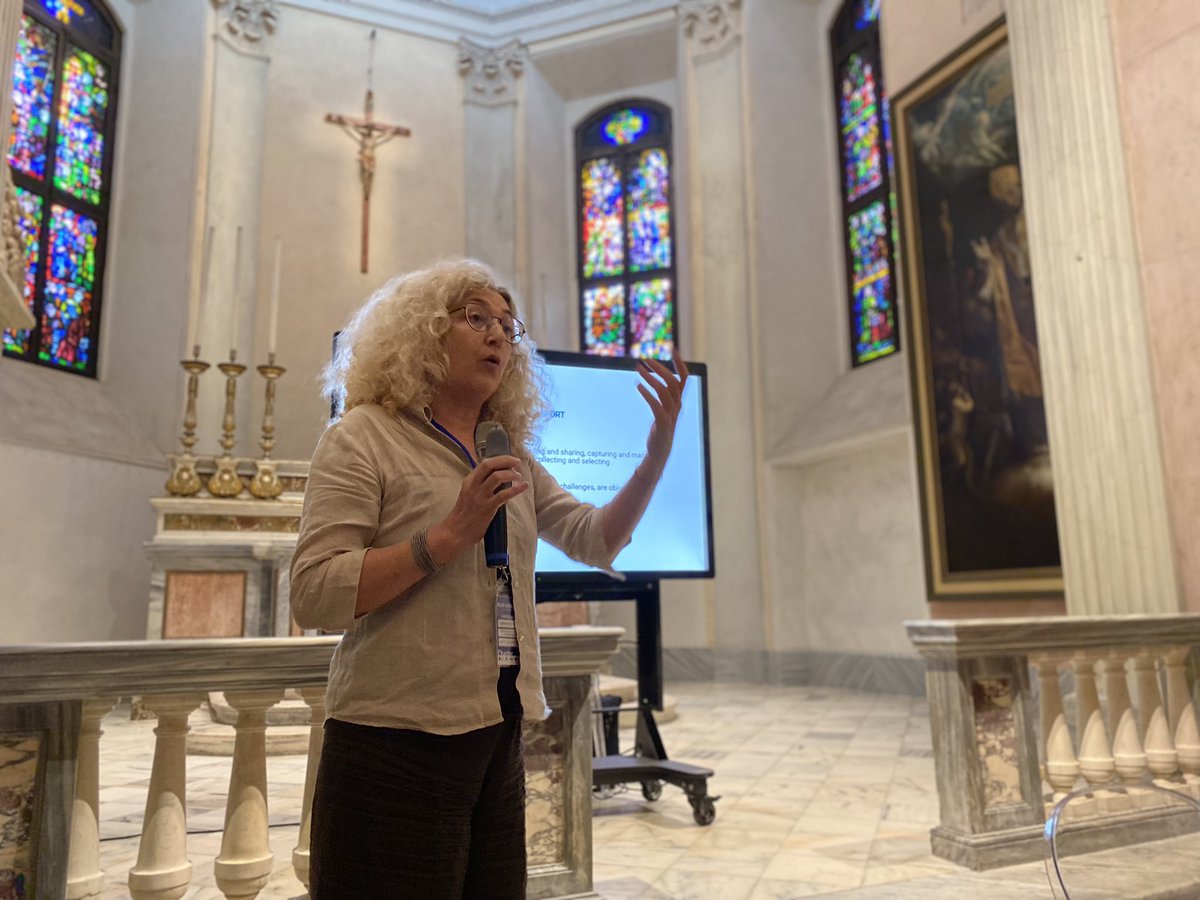 🔵Our Advisory Board member, Erminia Sciacchitano <a href="/esciacchitano/">Erminia Sciacchitano</a>, acted as a roaming observer.

👉Erminia stressed the future is #NOW, changes are happening, and #Heritage stores the #knowledge of the adaptation of communities facing different challenges, a treasure for mankind!