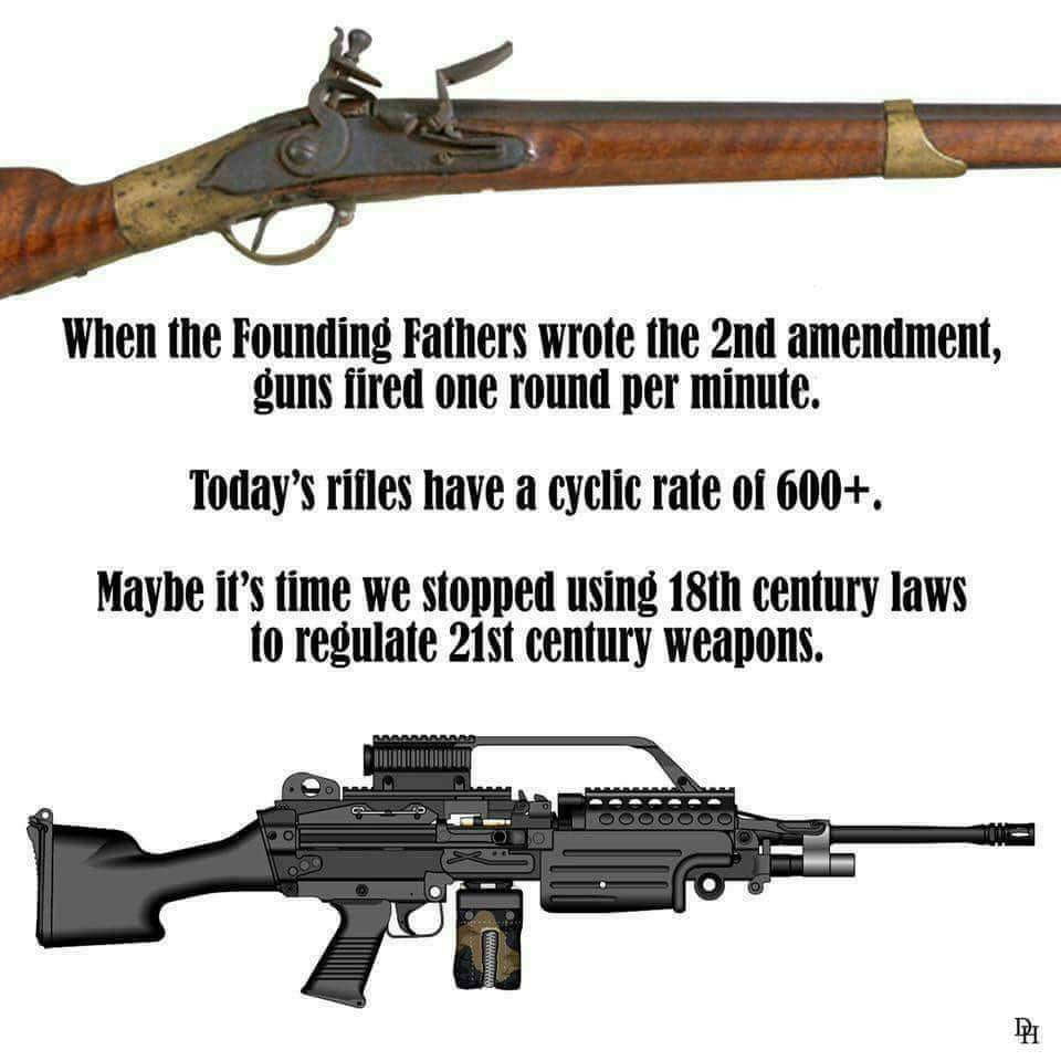 GodRedacted's tweet photo. @FoxNews @IngrahamAngle We need National uniform gun regulations #amendTheSecondAmendment https://t.co/A4694ngQzi