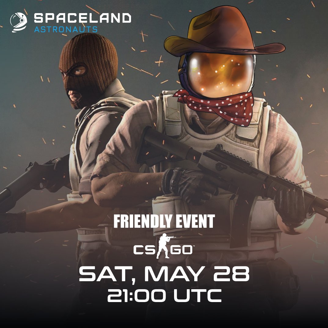 SpacelandNFT's tweet photo. Gaming weekend!🎮
This weekend we will be doing friendly events, each day a different game:
27-Among us
28-Counter Strike Global Offensive
29-Call of Duty Mobile
We are waiting for you to participate! 👏
#spaceland #spacelandastronauts #gaming #games #weekend #nft #crypto #event https://t.co/UlkuJVBBuw