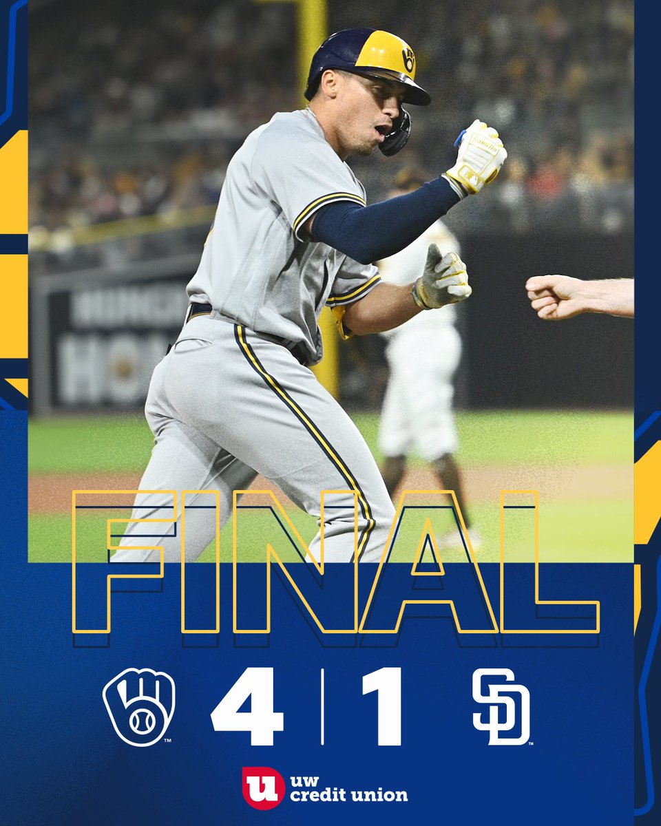 Brewers's tweet photo. Series even!

@UWCreditUnion | #ThisIsMyCrew https://t.co/0uP7nVplhq
