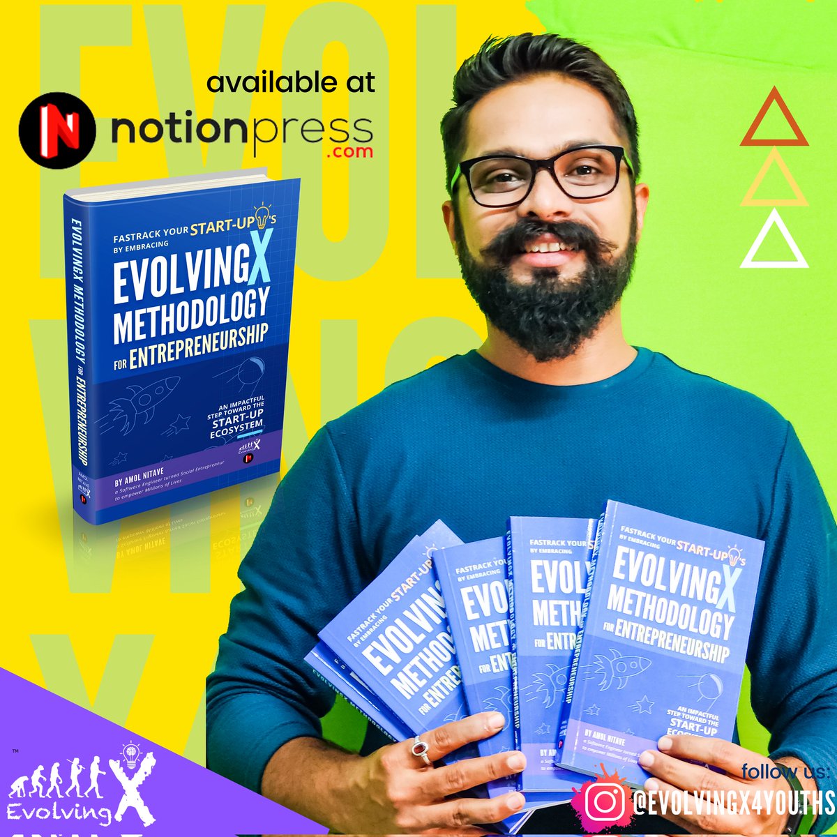 Amol_Nitave's tweet photo. Happy to receive #Author #Copies from NotionPress! 

Get your copy at 
https://t.co/Kclg8jQxme

Few #coupon codes created: 
STUDENTS (33% off),or
WOMENLEADERS (40% off)
Limited offer only on NotionPress 

Happy Reading! 

#EvolvingX #entrepreneur #Startup #LifeSkills #Leadership https://t.co/0DxCiqa6iX