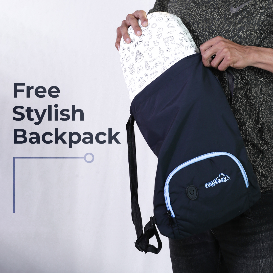 napEazy's tweet photo. napEazy is a verified seller on @Range_Me. 

We were awarded as the Global Small Business of the year, 2022 by #AmazonSmbhav #napeazy #travelpillow #travel #sleep https://t.co/g3jzQ2Mutn